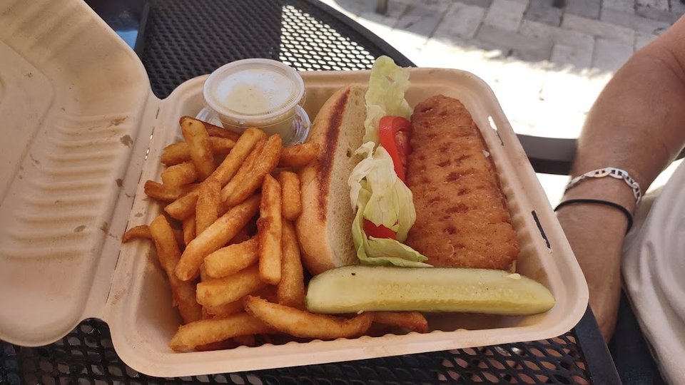 Bet Battered Cod Sandwich